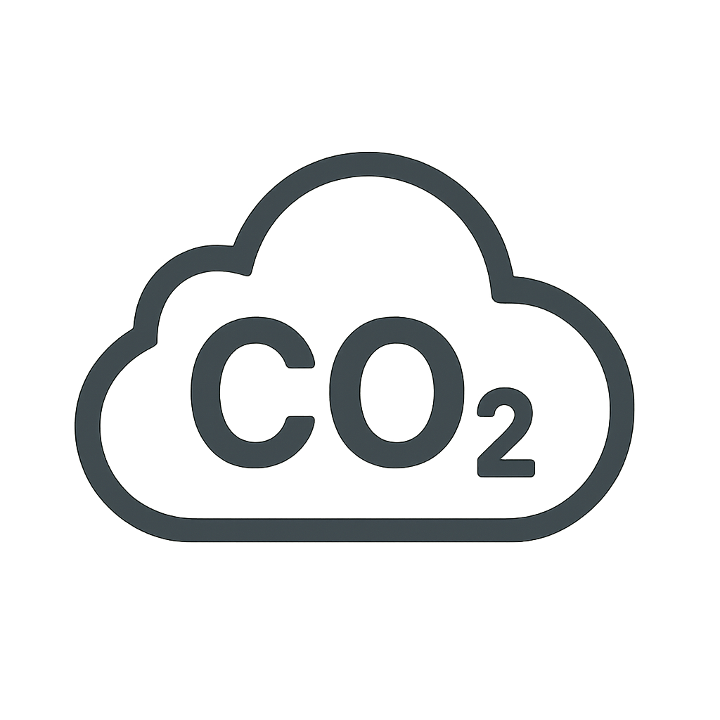 ein icon fr eine co2 wolke